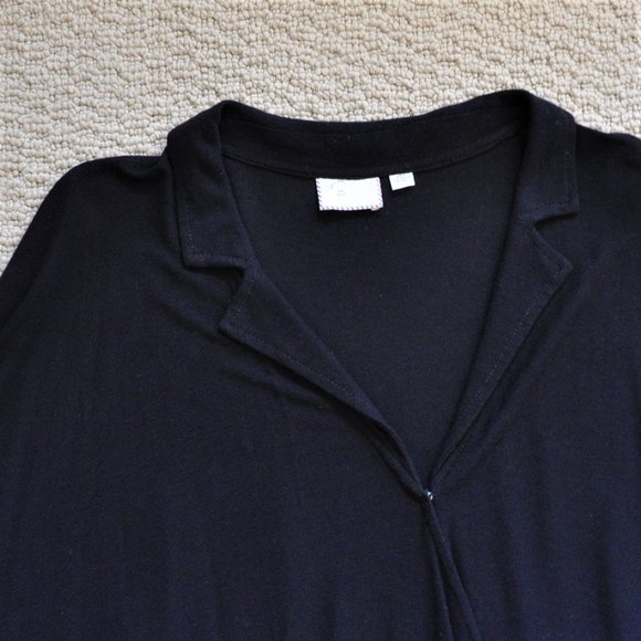 Anthropologie Black Dolman Sleeve Top | Size S-M - Picture 5 of 7